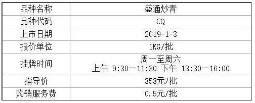 盛通炒青合约信息